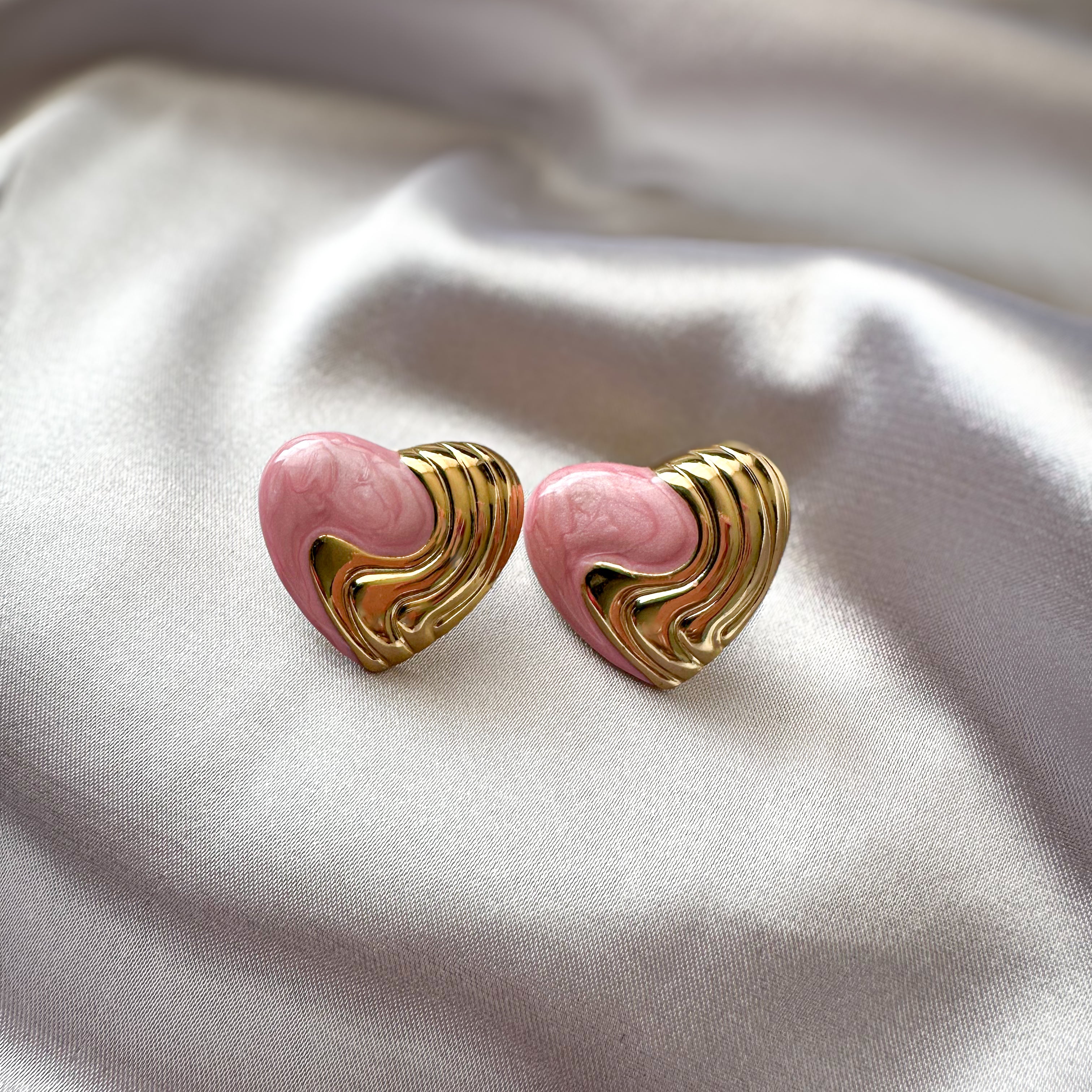 Aretes Pink Heart